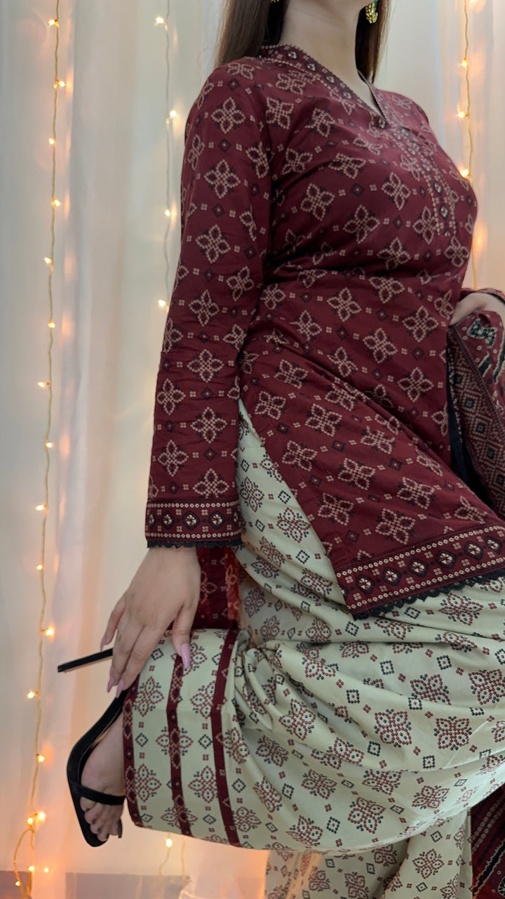 Summer Printed Lawn 3p - Vol-3