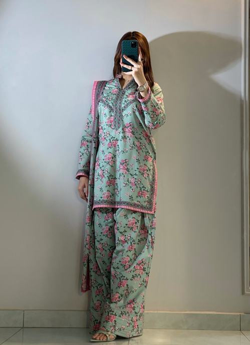 Summer Printed Lawn 3pc