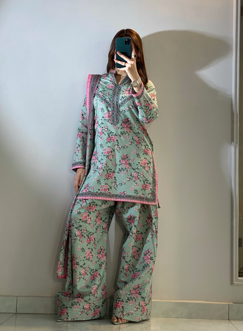 Summer Printed Lawn 3pc