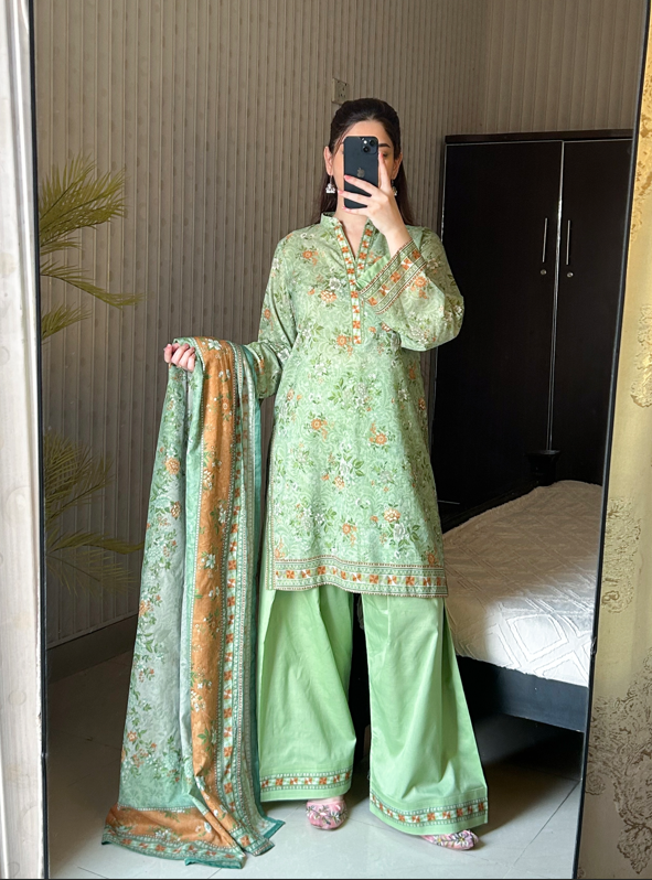 Summer Printed Lawn 3pc