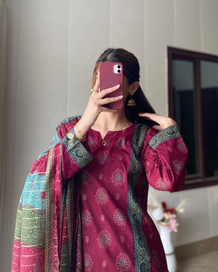 summer lawn printed 3pc collection Bin Saeed