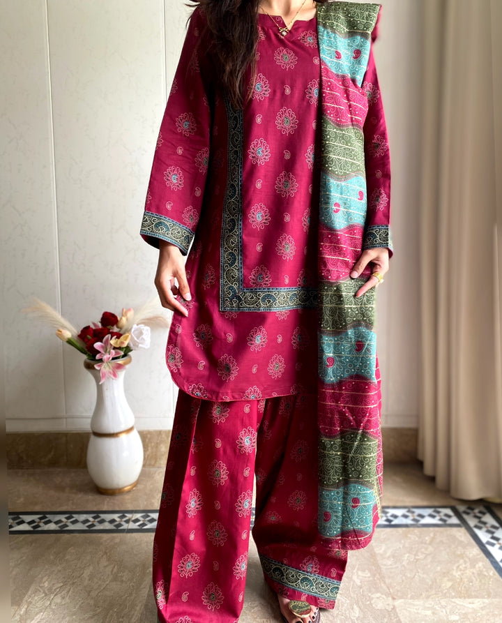 Summer Printed Lawn 3pc