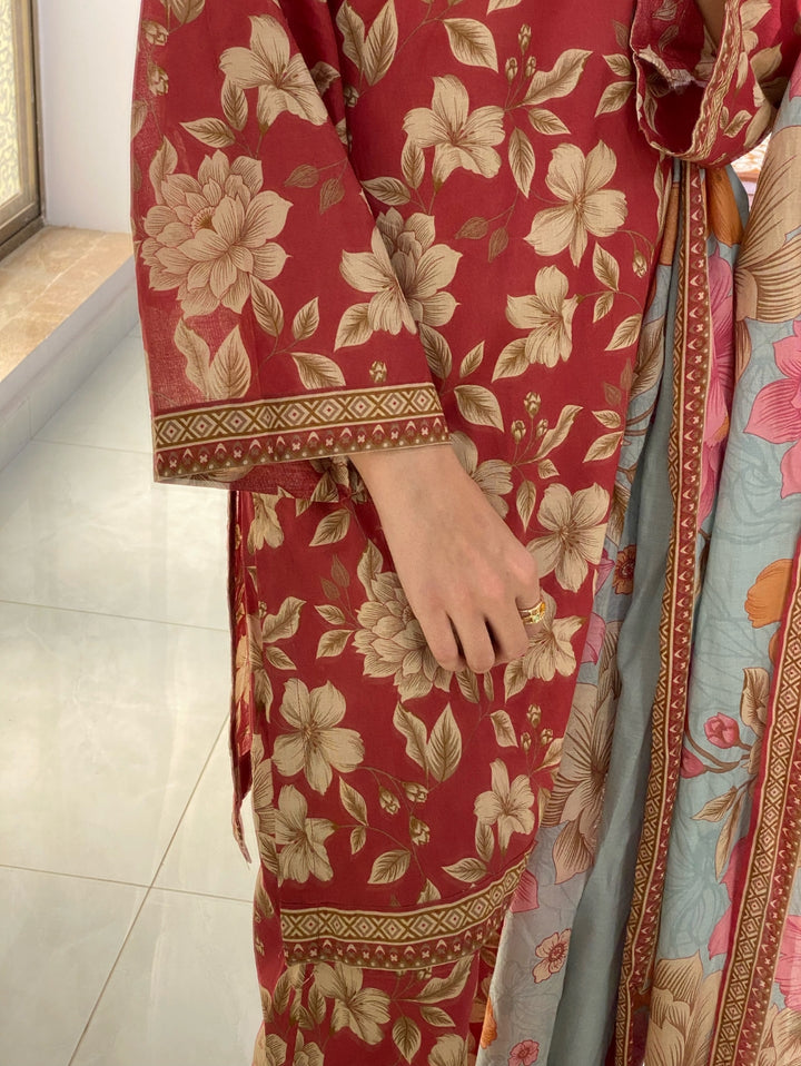 Summer Printed Lawn 3p - Vol-3