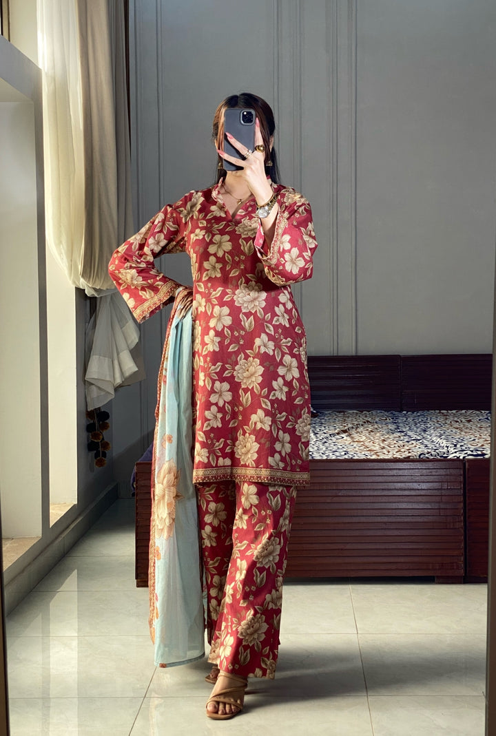 Summer Printed Lawn 3p - Vol-3