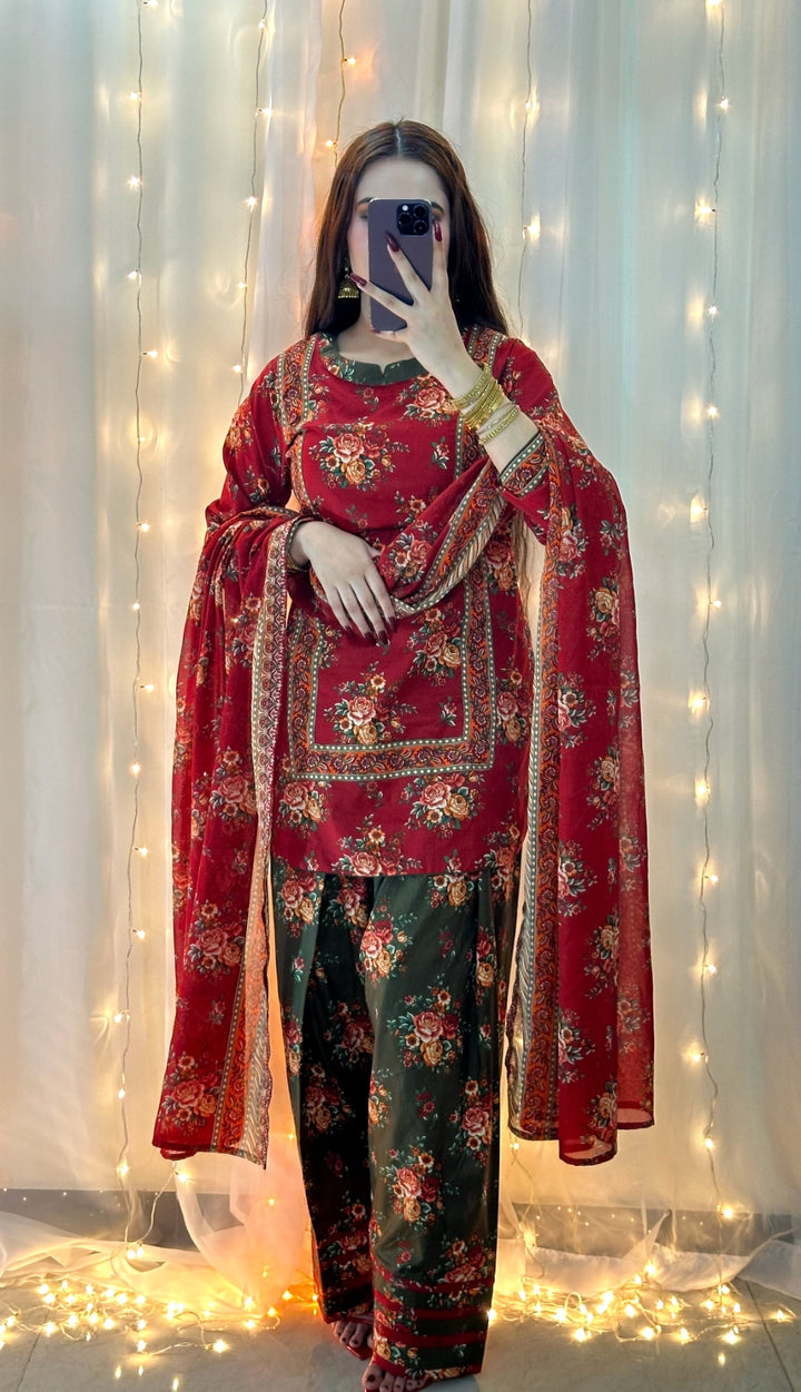 Summer Printed Lawn 3p - Vol-3