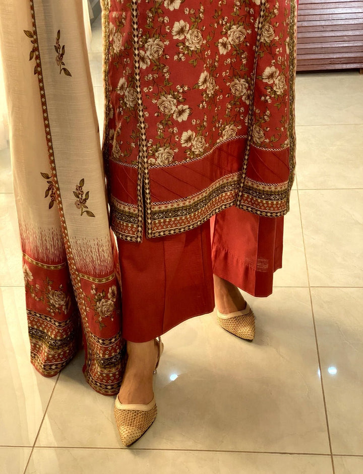 Summer Printed Lawn 3pc - Bin Saeed Bin Saeed