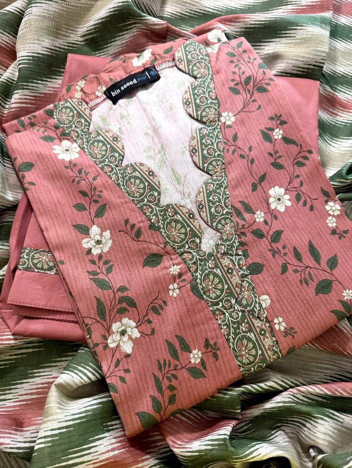 Summer Printed Lawn 3pc - Bin Saeed Bin Saeed