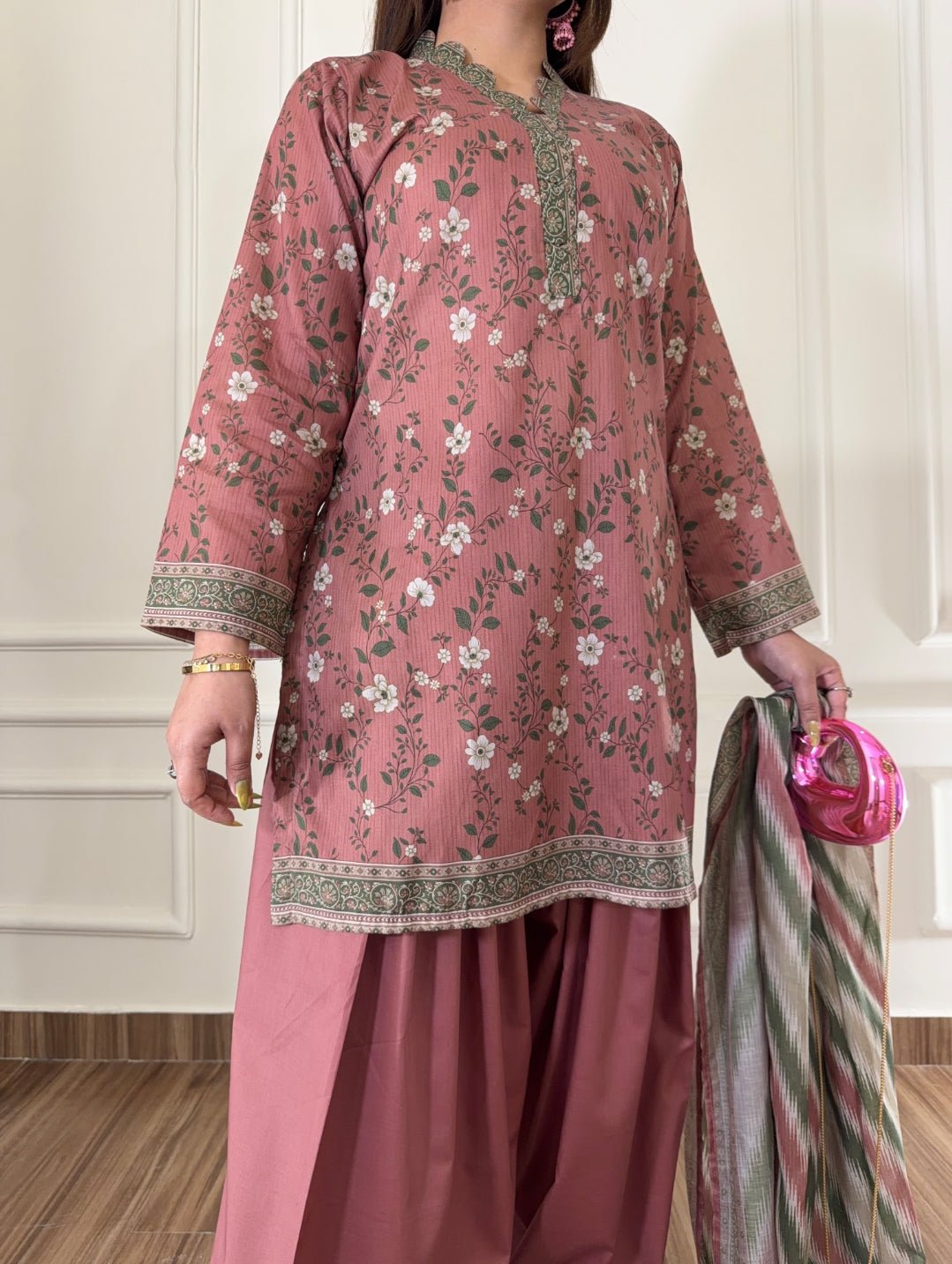 Summer Printed Lawn 3pc - Bin Saeed Bin Saeed
